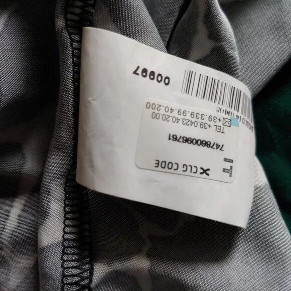 Just Cavalli Deep V-Neck Mob Wife Chic Animal Print Designer Top 42/M - Picture 11 of 12